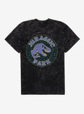 Jurassic Park 90's Retro Logo Mineral Wash T-Shirt