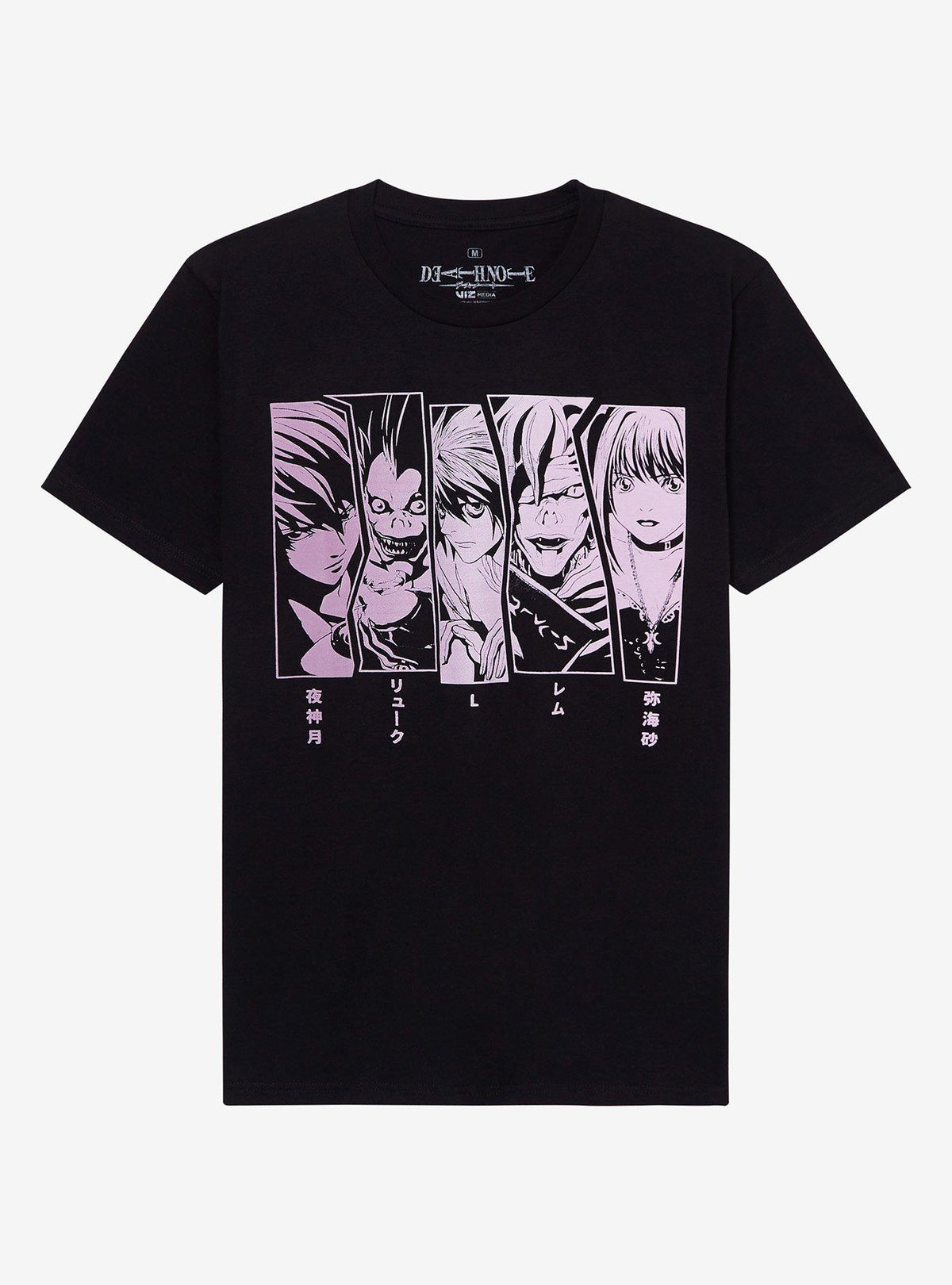 dark mystery anime Character Panels Boyfriend Fit Girls T-Shirt