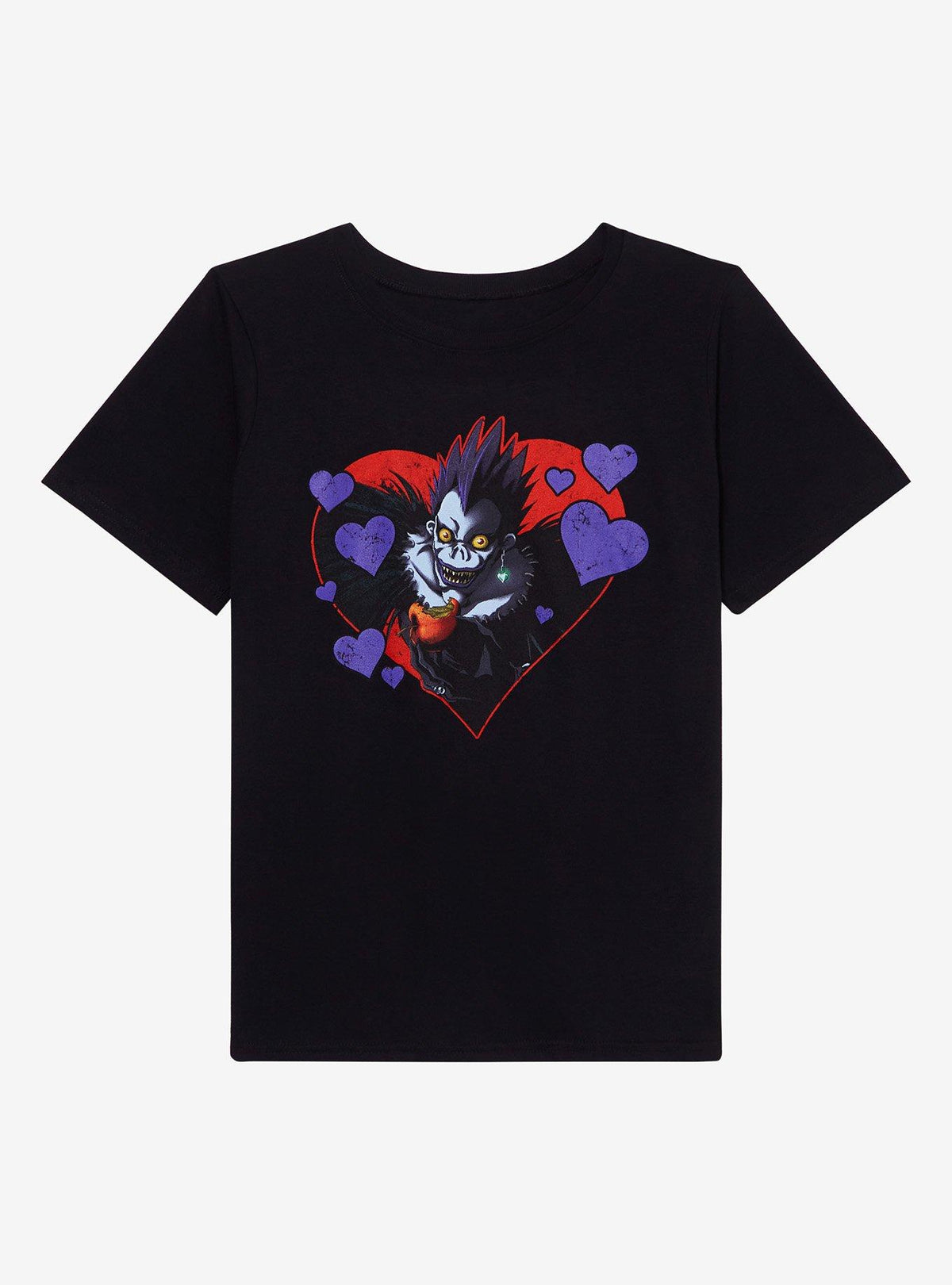 dark mystery anime Ryuk Heart Boyfriend Fit Girls T-Shirt