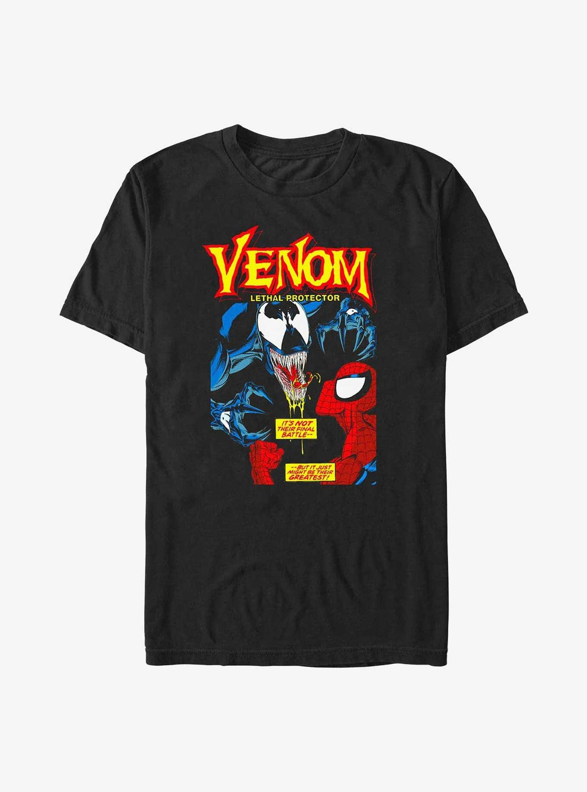 web hero Venom Face Off Big Tall T-Shirt