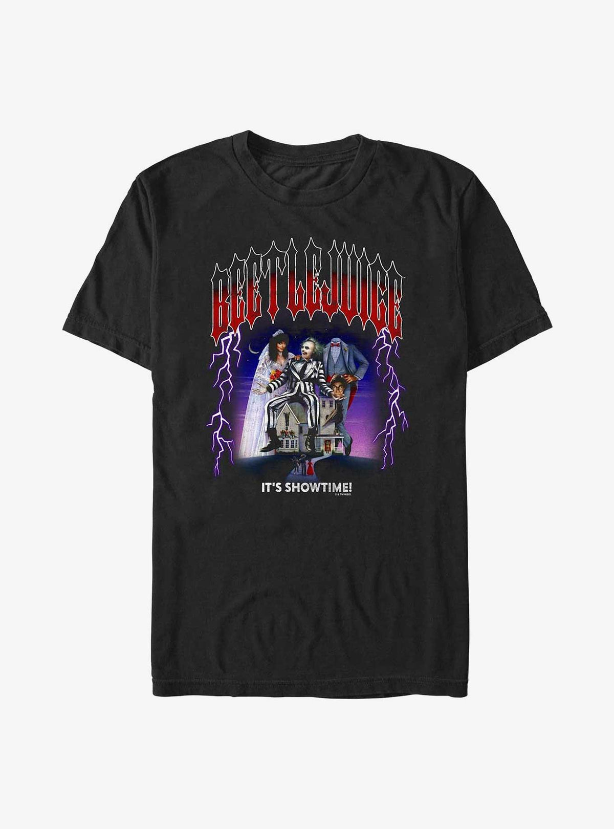 Beetlejuice Lightning Big Tall T-Shirt