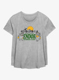space adventure Retro Ewoks Girls T-Shirt Plus Size