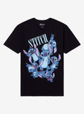 cute blue alien Collage T-Shirt 2