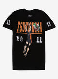 Haikyu Tsukishima Jersey Double-Sided T-Shirt