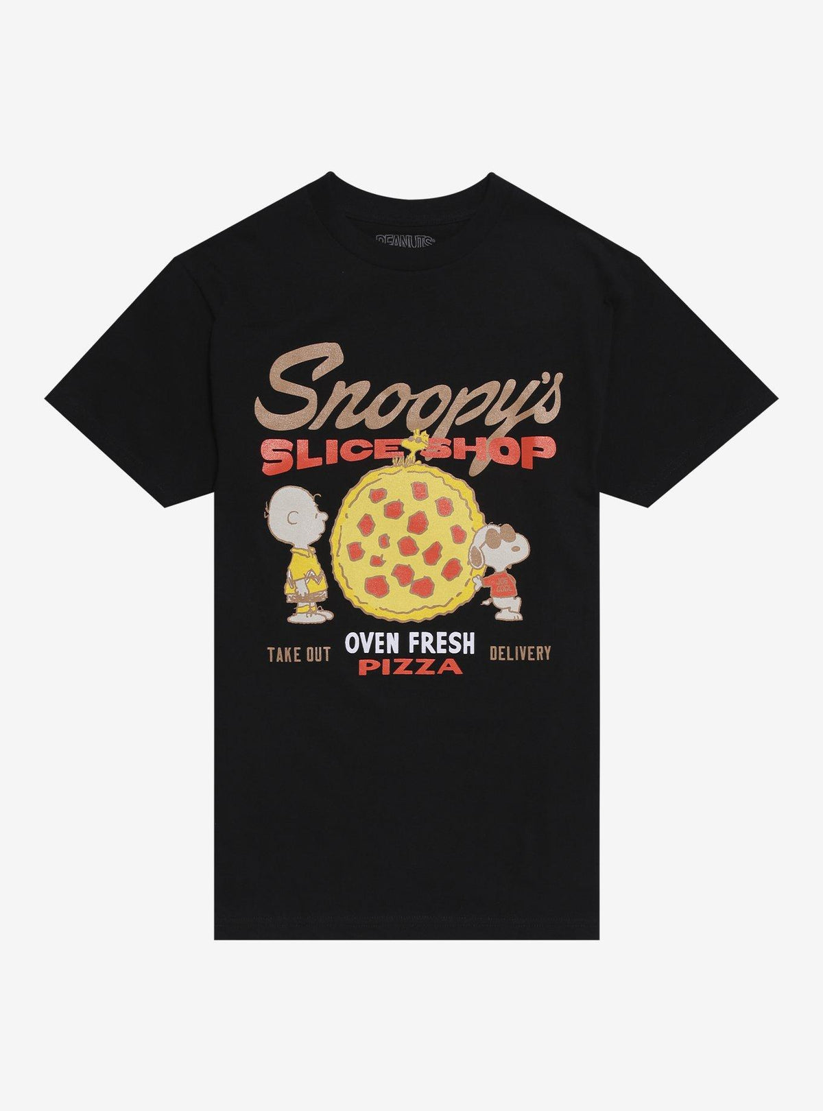 Peanuts Snoopy Pizza T-Shirt