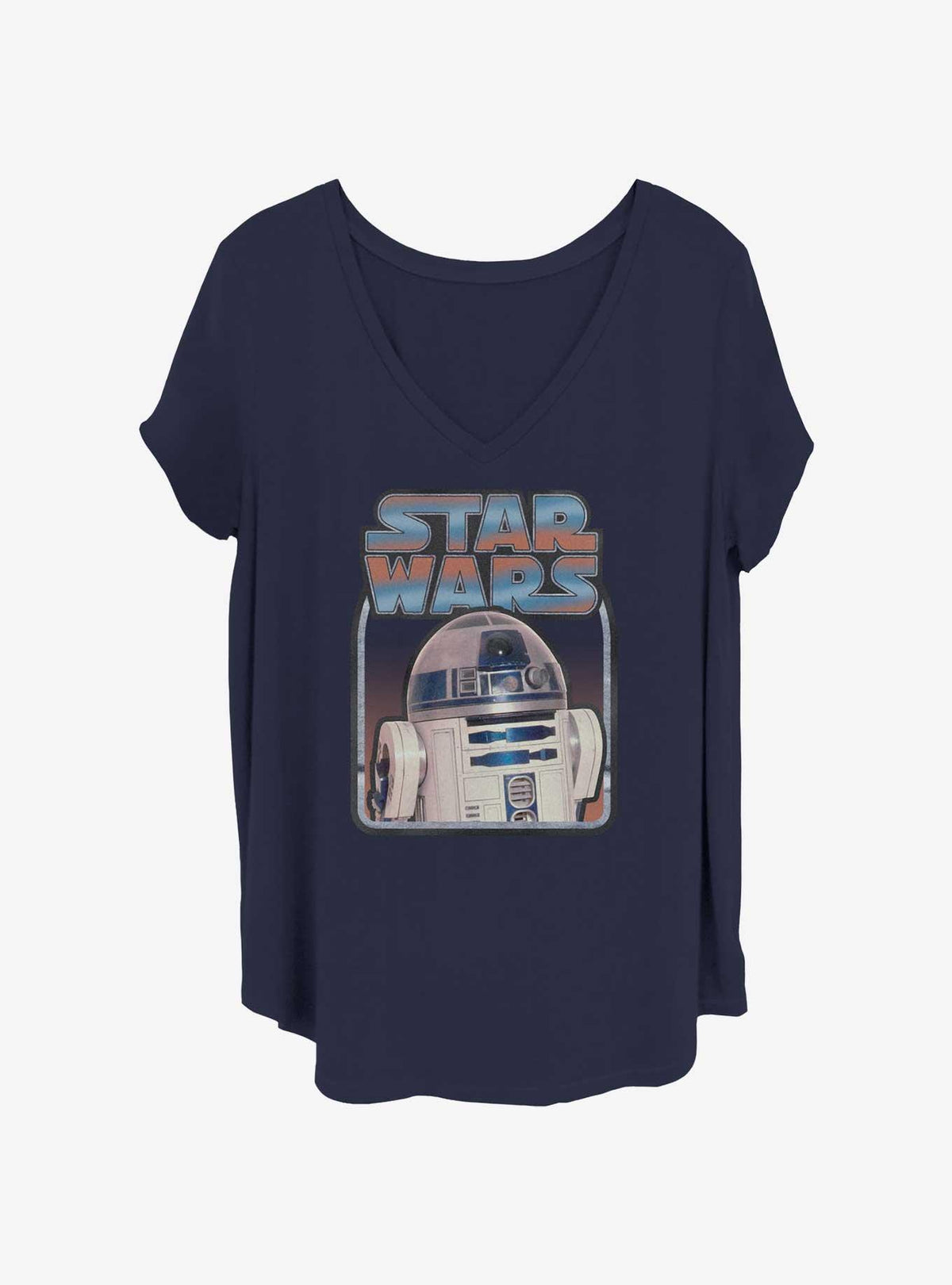 space adventure Retro R2D2 Girls T-Shirt Plus Size