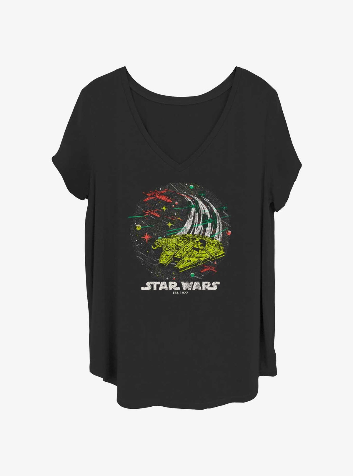 space adventure Wild Retro Girls T-Shirt Plus Size
