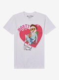 Rick And Morty Heart Morty Boyfriend Fit Girls T-Shirt