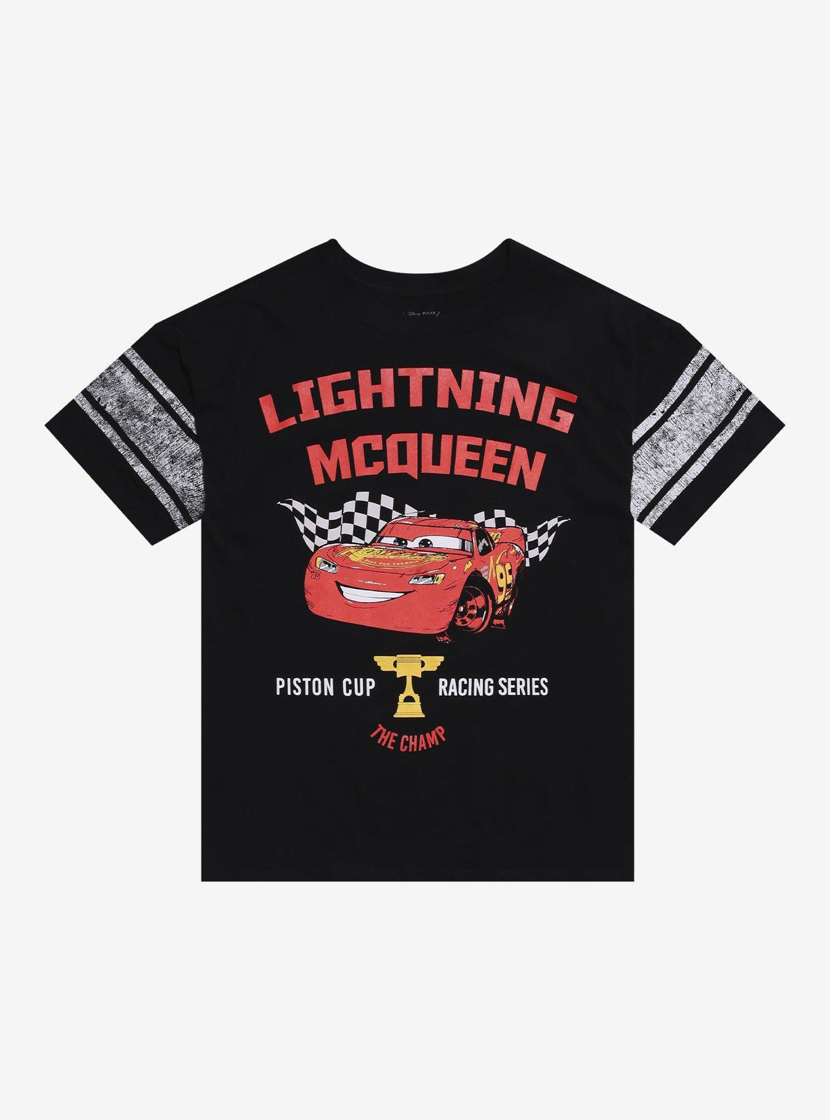 Cars Lightning McQueen Piston Cup Racing Series Relaxed Fit Girls T-Shirt
