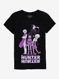 anime hunter Purple Tonal Speckle Boyfriend Fit Girls T-Shirt