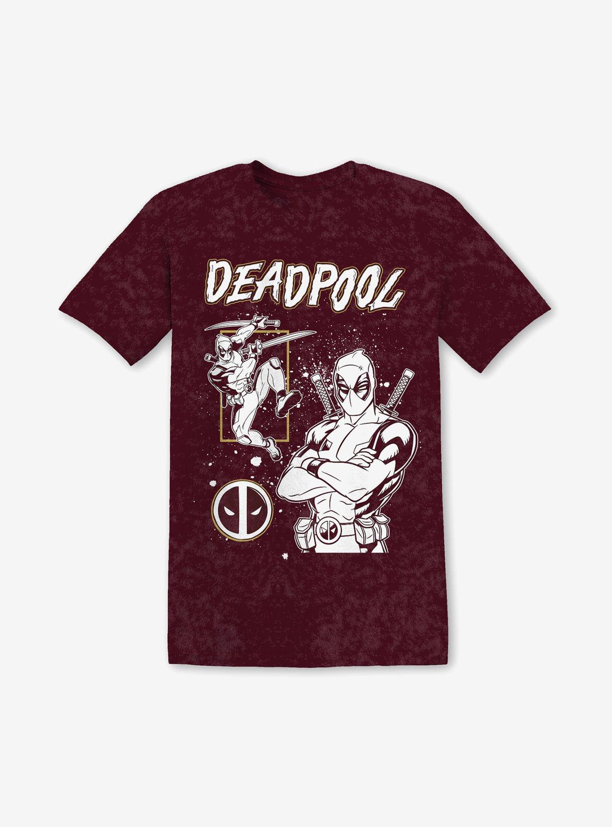 masked antihero Foil Mineral Wash Boyfriend Fit Girls T-Shirt