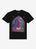Terrifier Art The Clown Santa Stained Glass T-Shirt By Sketch Scythe