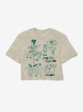 Squid Game 2 Cream Mineral Wash Girls Skimmer T-Shirt