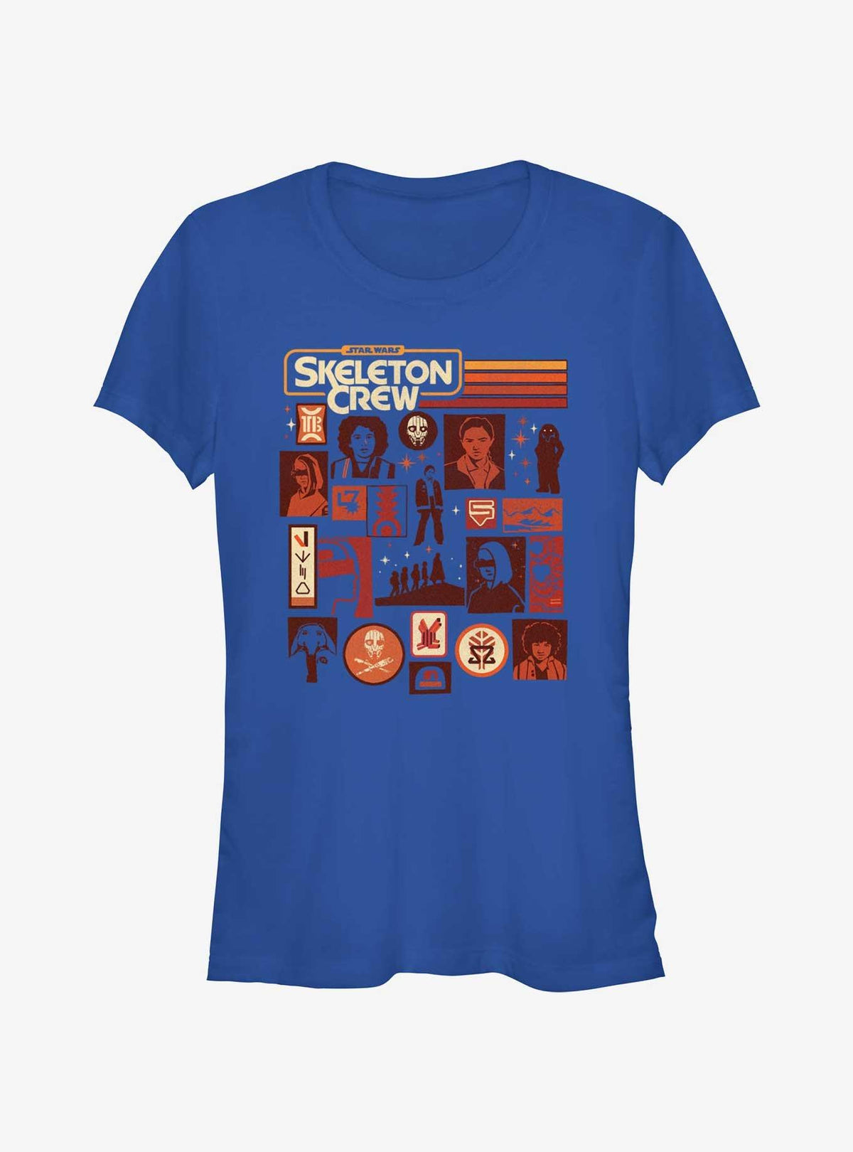 space adventure Skeleton Crew Retro Icons Girls T-Shirt
