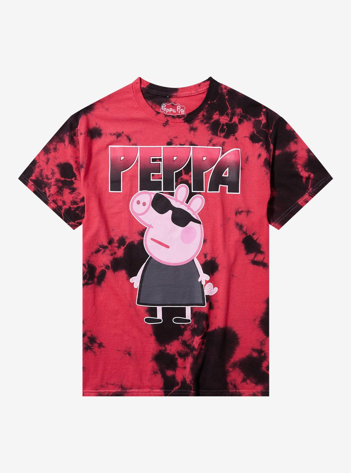 Peppa Pig Goth Tie-Dye T-Shirt
