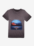Cars Poster Dark Wash Boyfriend Fit Girls T-Shirt