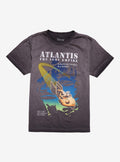 Atlantis The Lost Empire Milo Dark Wash Boyfriend Fit Girls T-Shirt