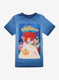 Alice In Wonderland Poster Dark Wash Boyfriend Fit Girls T-Shirt