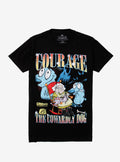 Courage The Cowardly Dog Muriel Collage T-Shirt
