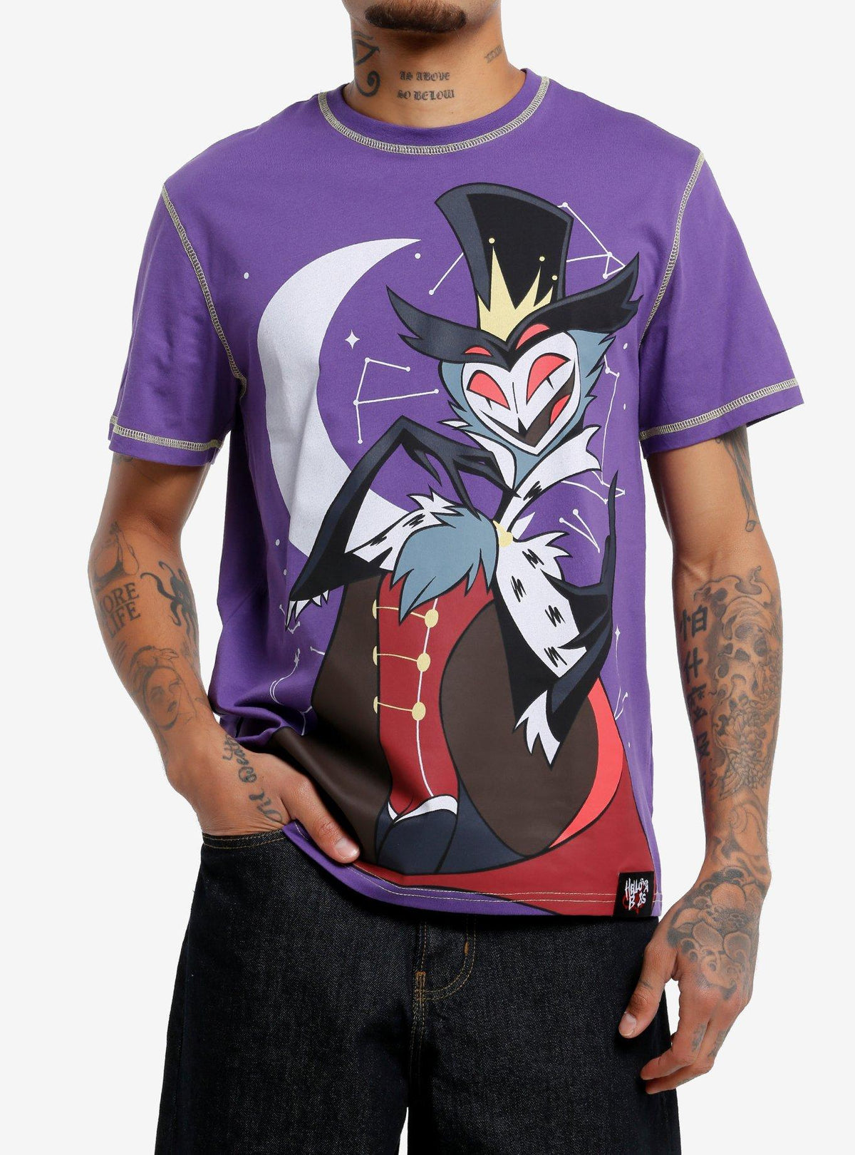 Helluva Boss Stolas Jumbo Print T-Shirt