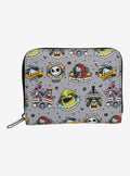 spooky holiday Tattoo Art Mini Zipper Wallet