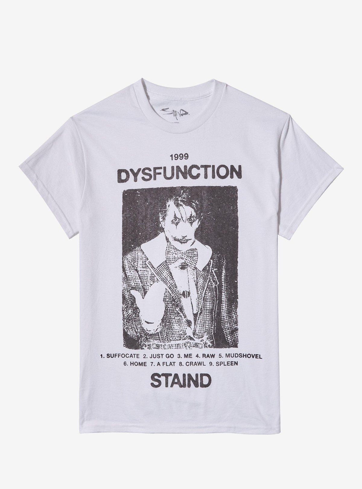 Stained Dysfunction Boyfriend Fit Girls T-Shirt