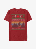 Retro Sasquatch Vintage Bigfoot Ugly Christmas Sweater T-Shirt