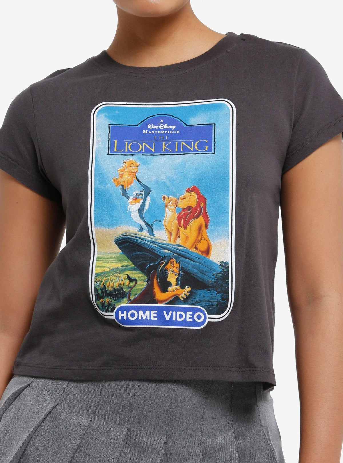 The Lion King Home Video Poster Girls Skimmer T-Shirt