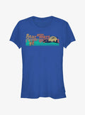 space adventure Retro Scenic Ewok Girls T-Shirt
