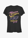 space adventure Retro Falcon Girls T-Shirt 2