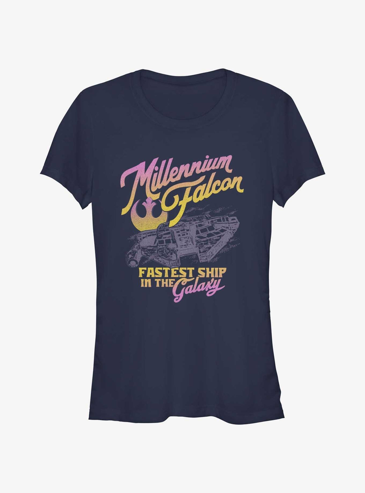 space adventure Retro Falcon Girls T-Shirt