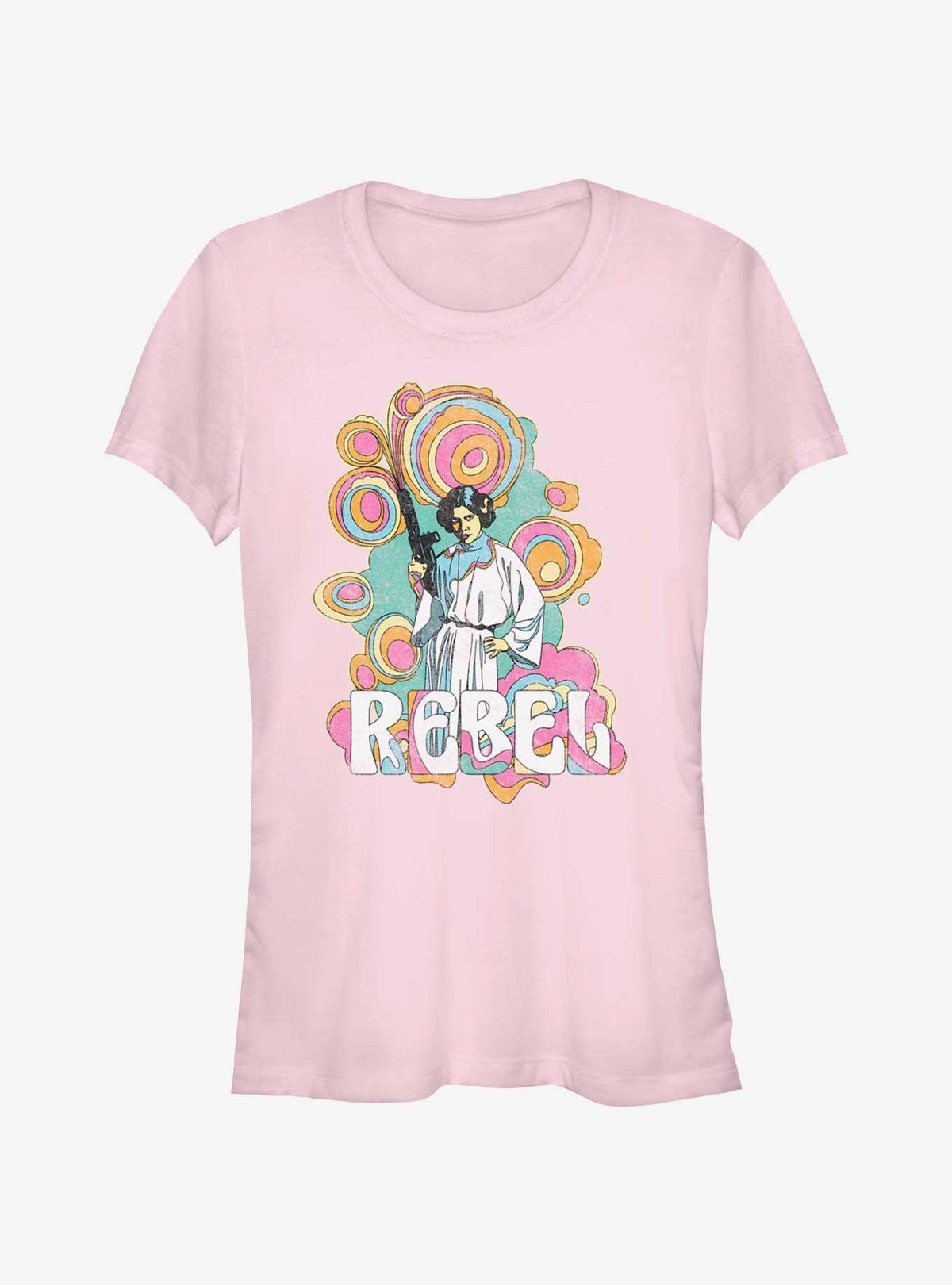 space adventure Retro Leia Rebel Girls T-Shirt
