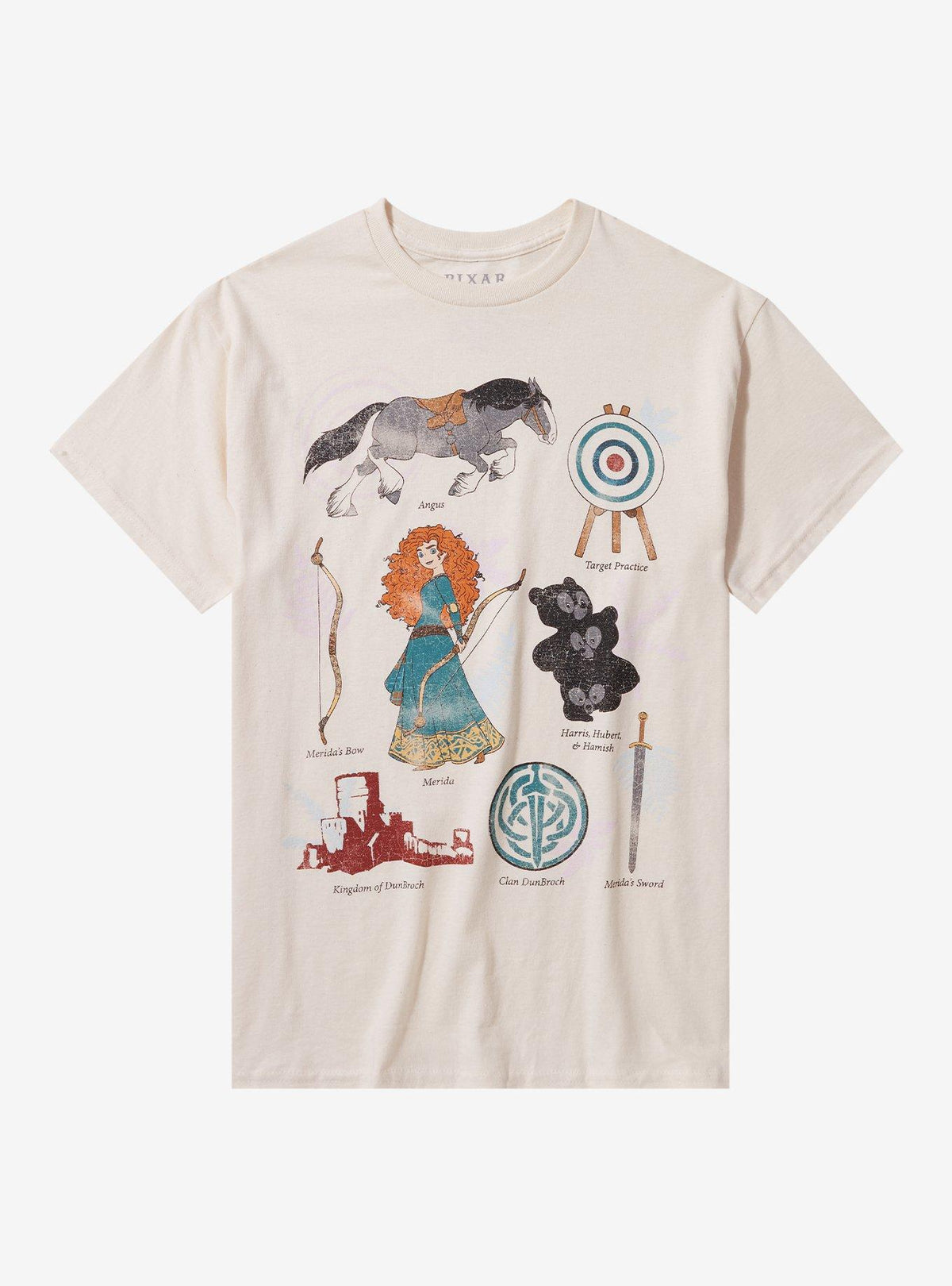 Brave Icon Grid Girls T-Shirt