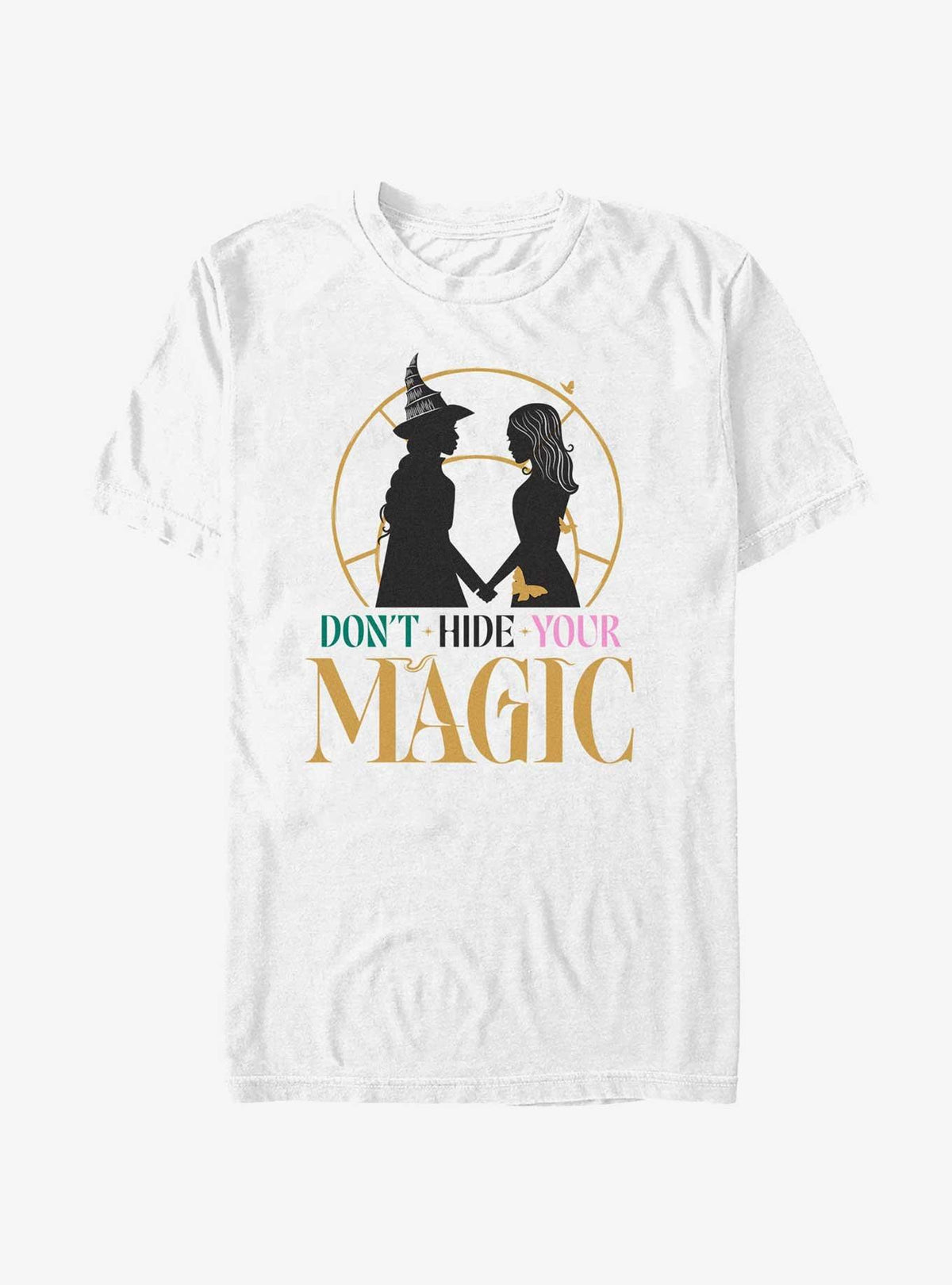 Wicked Elphaba Glinda Don't Hide Your Magic Big Tall T-Shirt