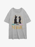 Wicked Elphaba Glinda Don't Hide Your Magic Girls Oversized T-Shirt