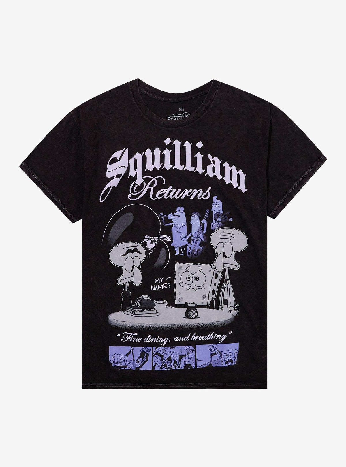 cartoon sea sponge Squilliam Returns T-Shirt