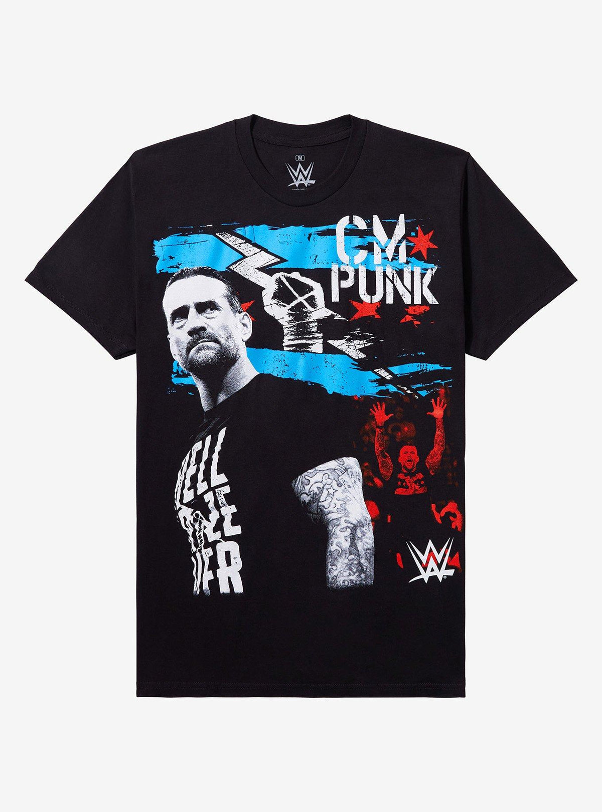 WWE CM Punk Jumbo Print T-Shirt