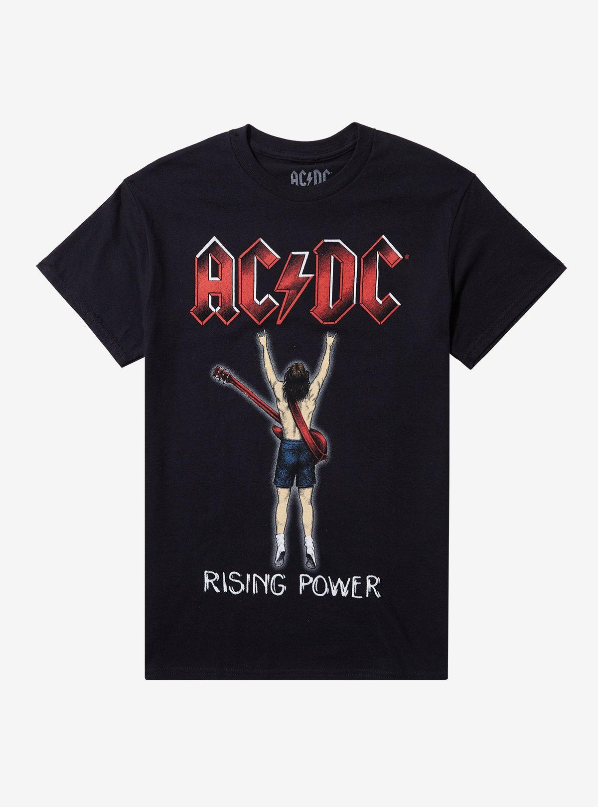 AC DC Rising Power Boyfriend Fit Girls T-Shirt