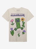 block building gamer Creeper Flower Girls T-Shirt