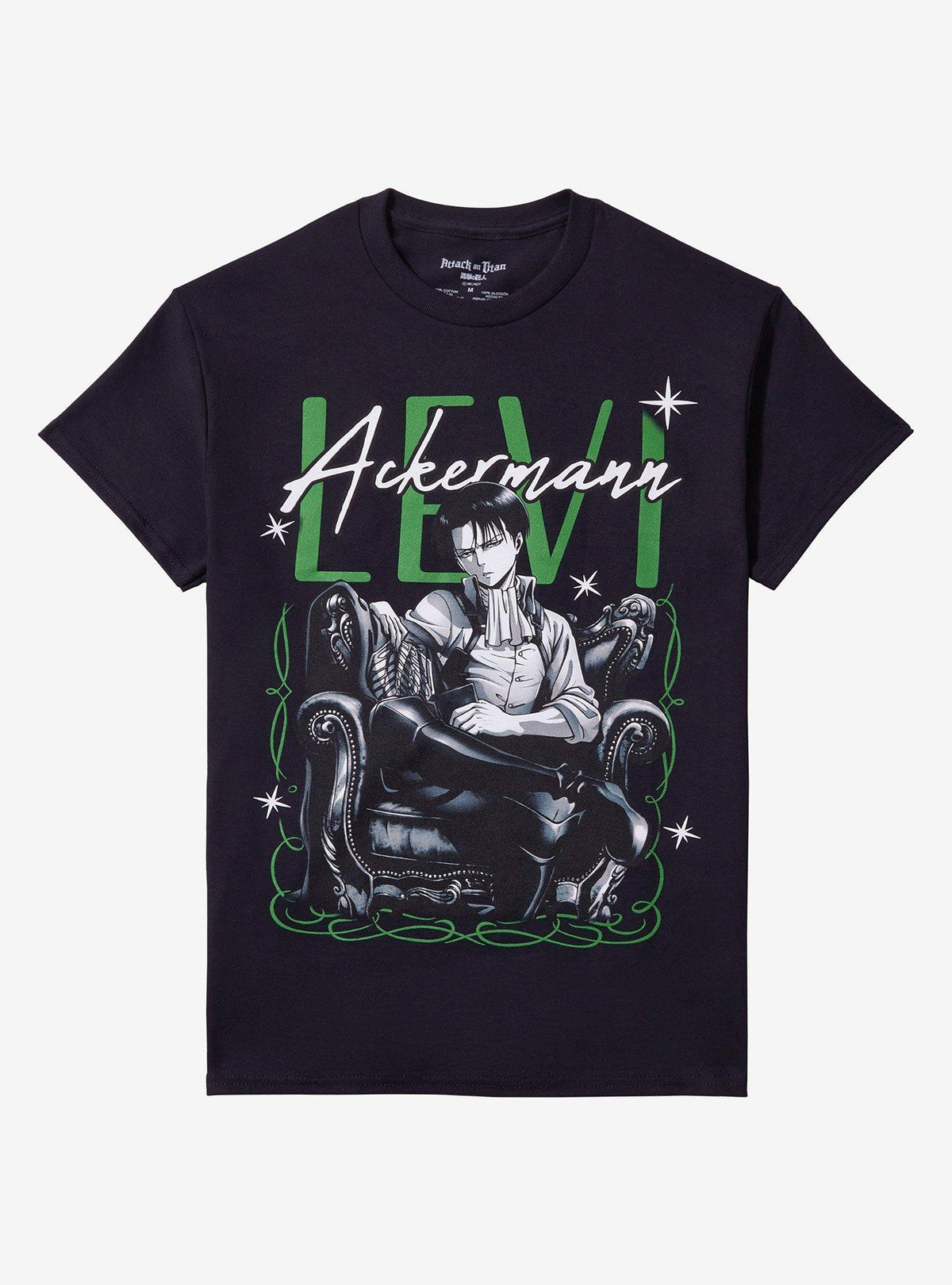 dark fantasy anime Levi Chair Tonal Girls T-Shirt