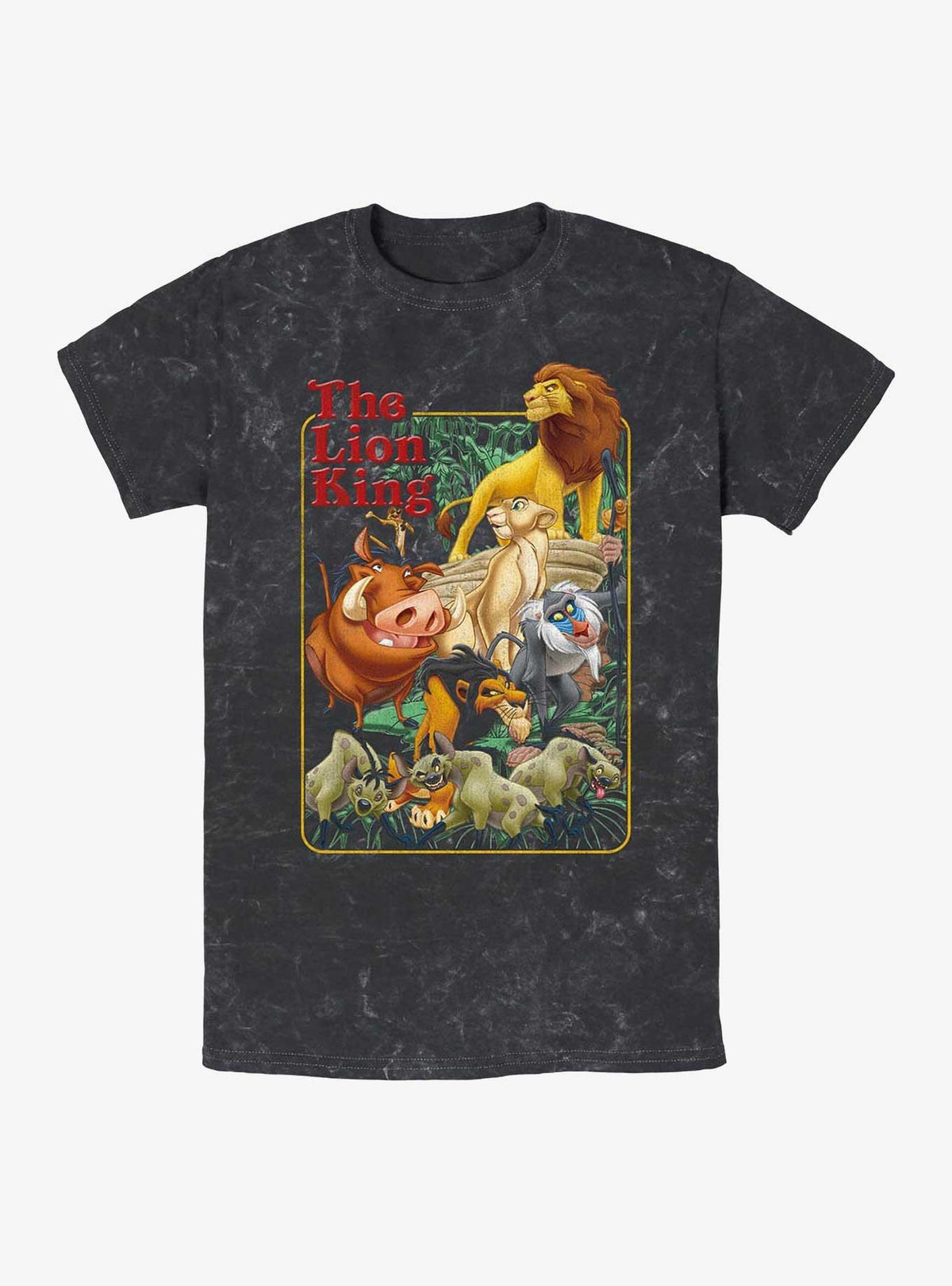The Lion King Retro Group Mineral Wash T-Shirt