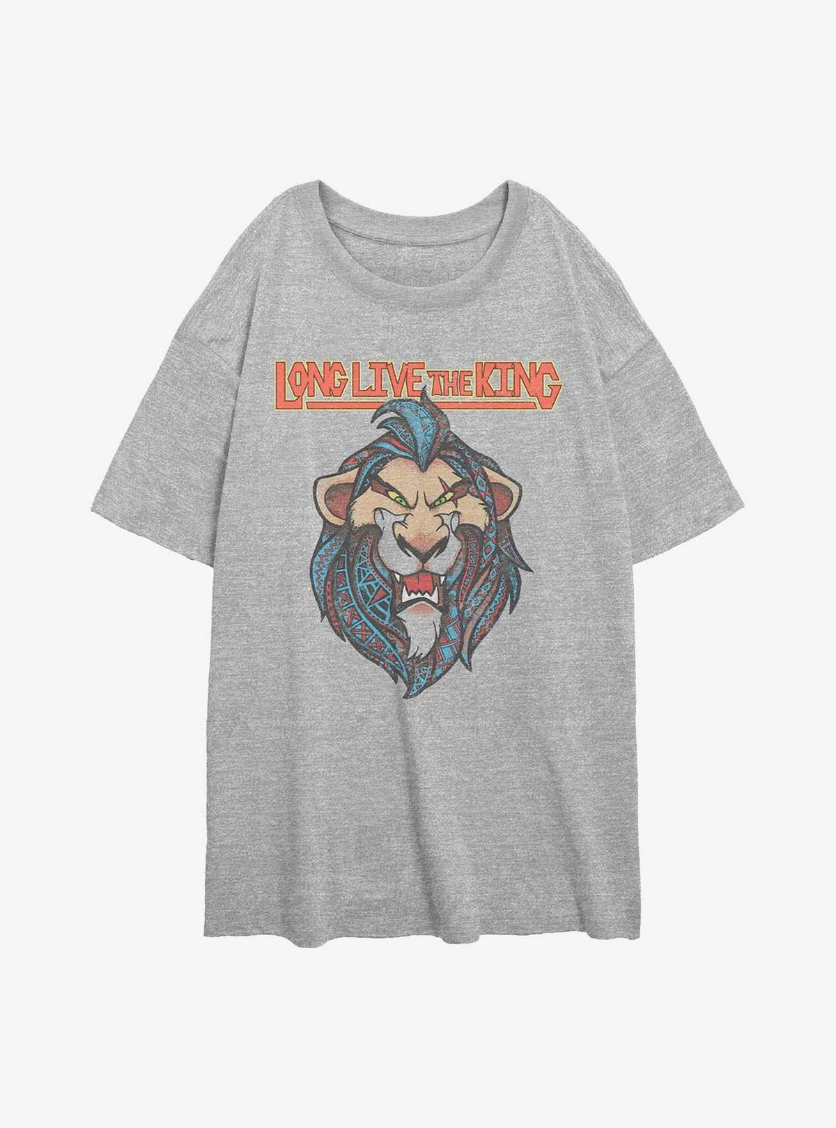 The Lion King Retro Scar Girls Oversized T-Shirt