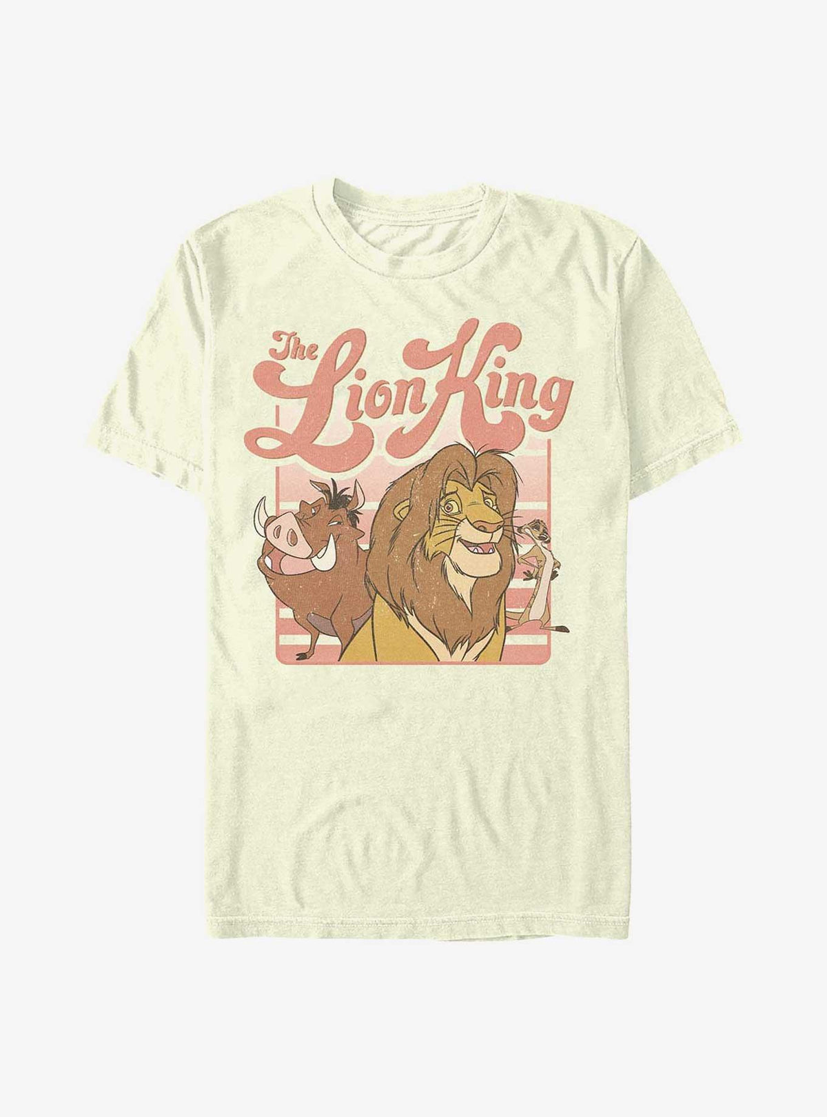 The Lion King Group Retro Stripe T-Shirt