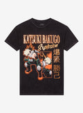 hero anime Katsuki Bakugo Explosion Girls T-Shirt