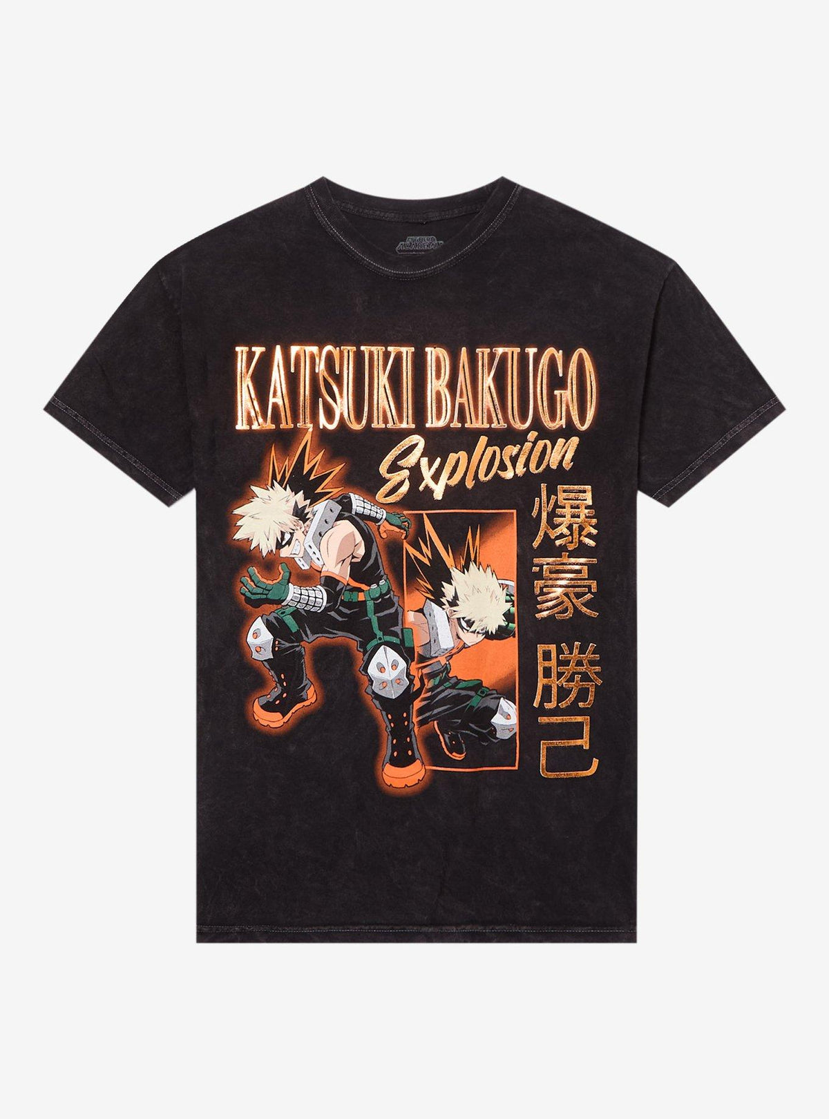hero anime Katsuki Bakugo Explosion Girls T-Shirt