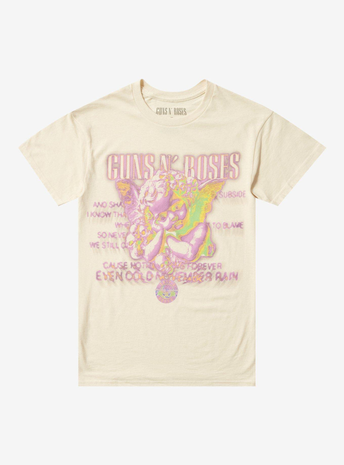 Guns N' Roses November Rain Angel Boyfriend Fit Girls T-Shirt