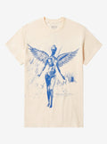 Nirvana Blue In Utero Angel Boyfriend Fit Girls T-Shirt
