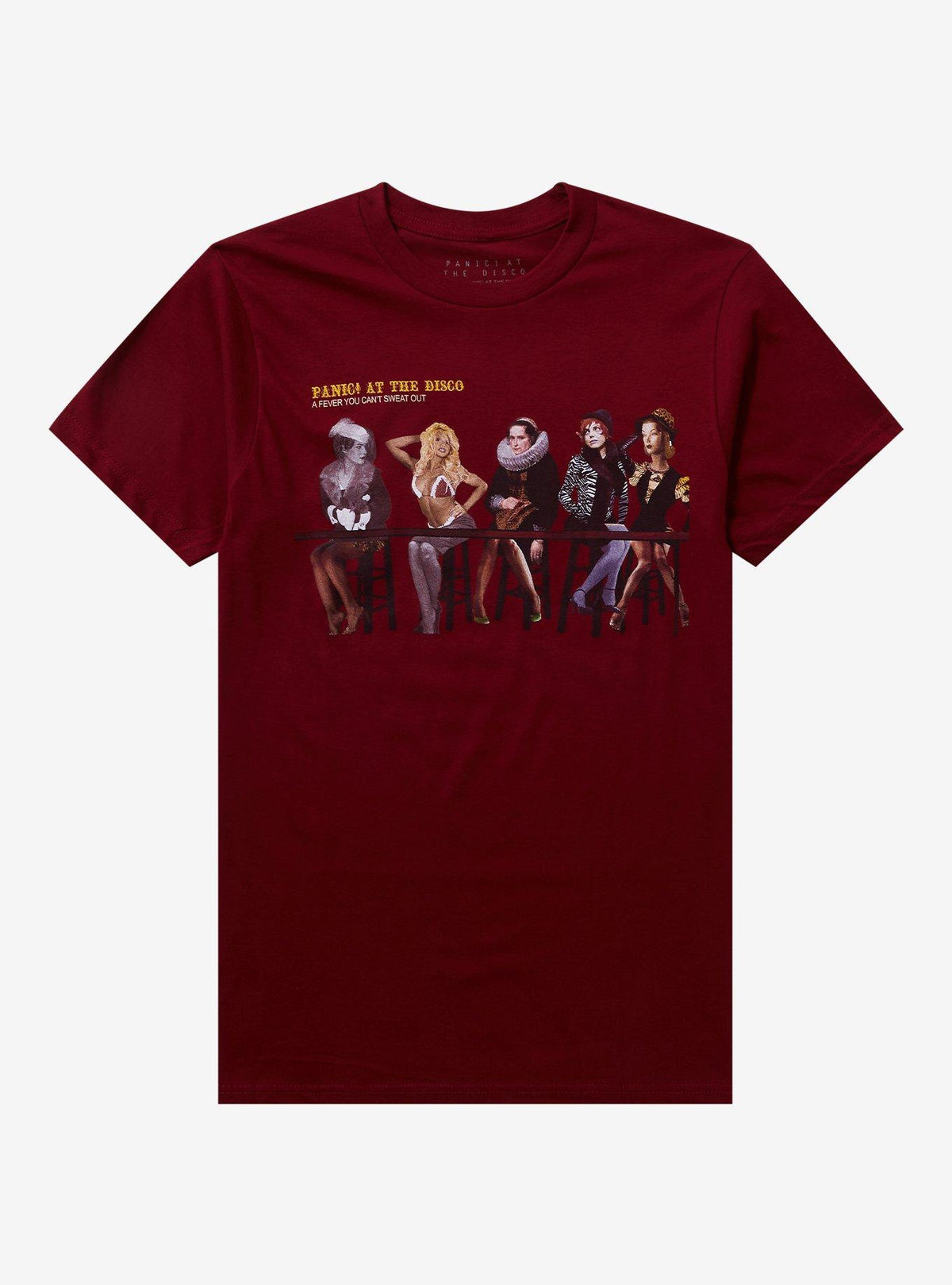 Panic At The Disco Fever Can't Sweat Out Boyfriend Fit Girls T-Shirt
