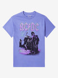 AC DC Let There Be Rock Boyfriend Fit Girls T-Shirt