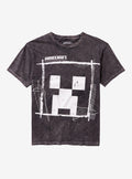 block building gamer Creeper Mineral Wash T-Shirt